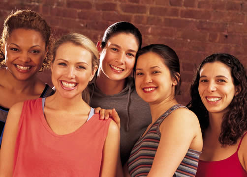 Image of a Group of Five Young Women